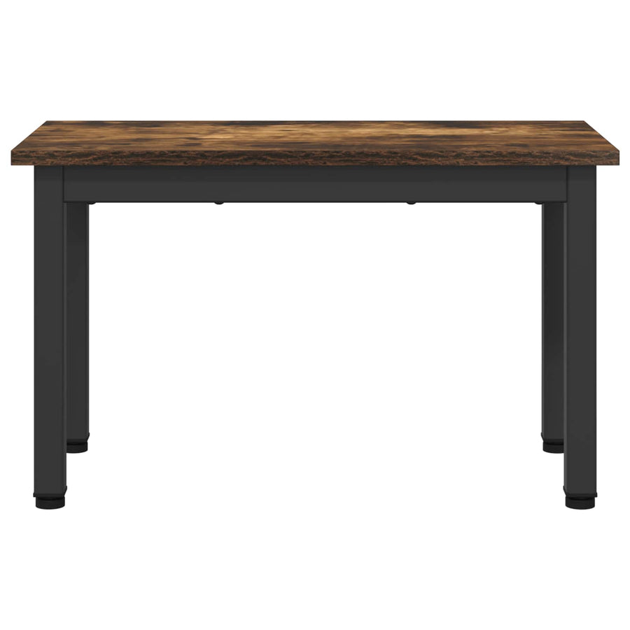 Salontafel Rook Eik 60 x 30 x 36 cm Bewerkt hout