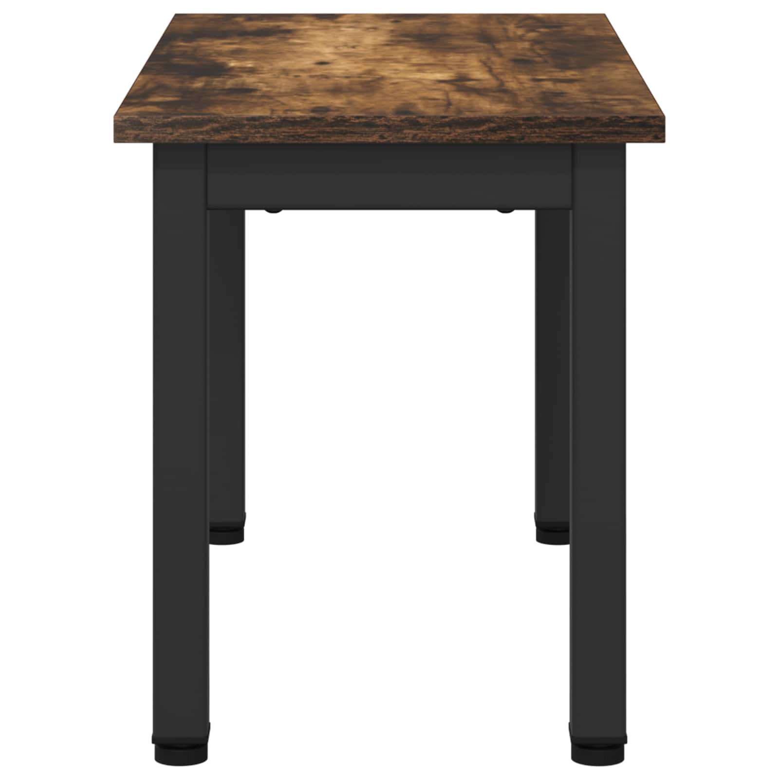 Salontafel Rook Eik 60 x 30 x 36 cm Bewerkt hout