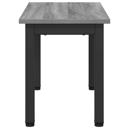 Salontafel Grijs Sonoma 60 x 30 x 36 cm Bewerkt hout