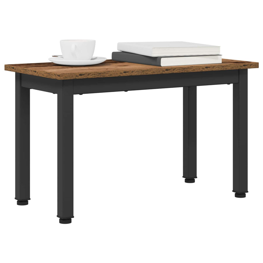 Salontafel Oudhout 60 x 30 x 36 cm Bewerkt hout