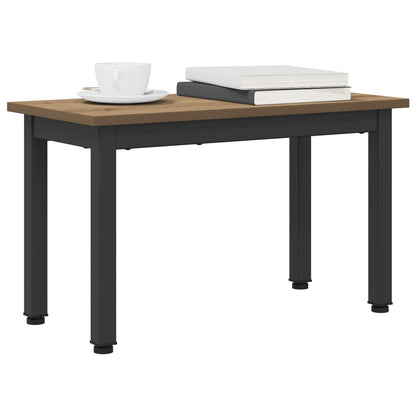 Salontafel Ambachtelijk eiken 60 x 30 x 36 cm Bewerkt hout