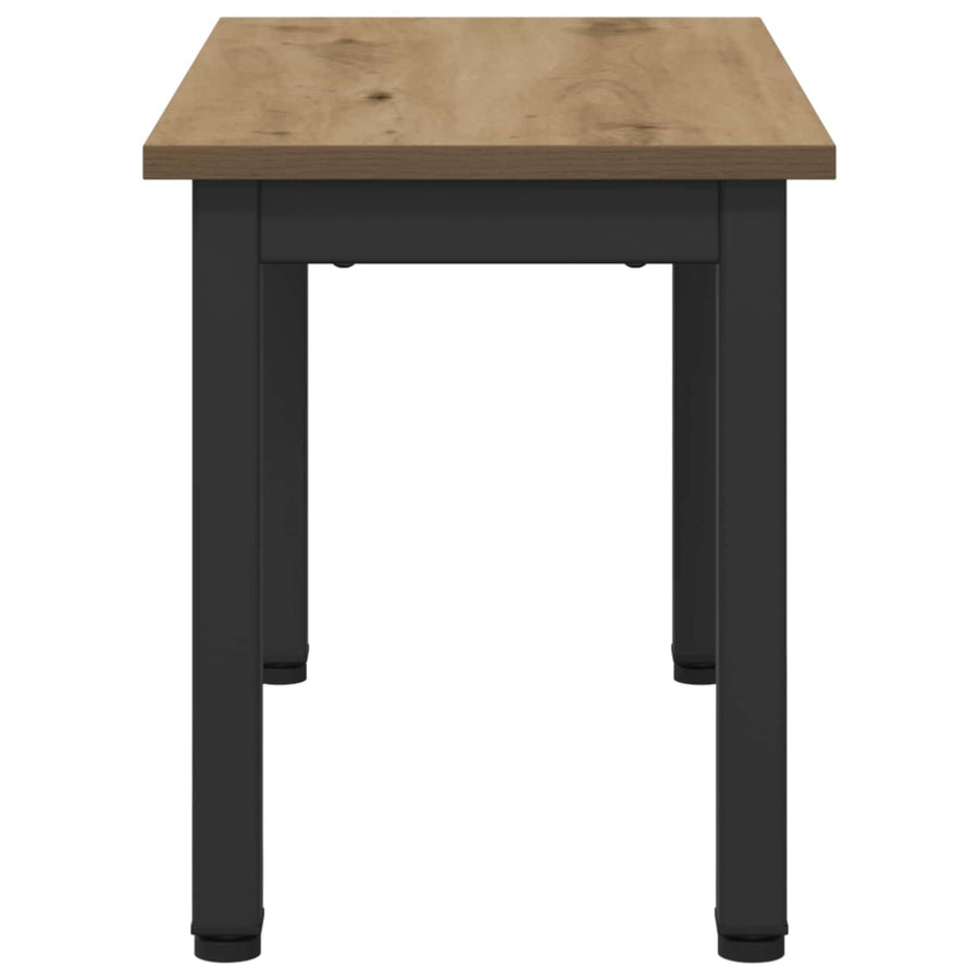Salontafel Ambachtelijk eiken 60 x 30 x 36 cm Bewerkt hout