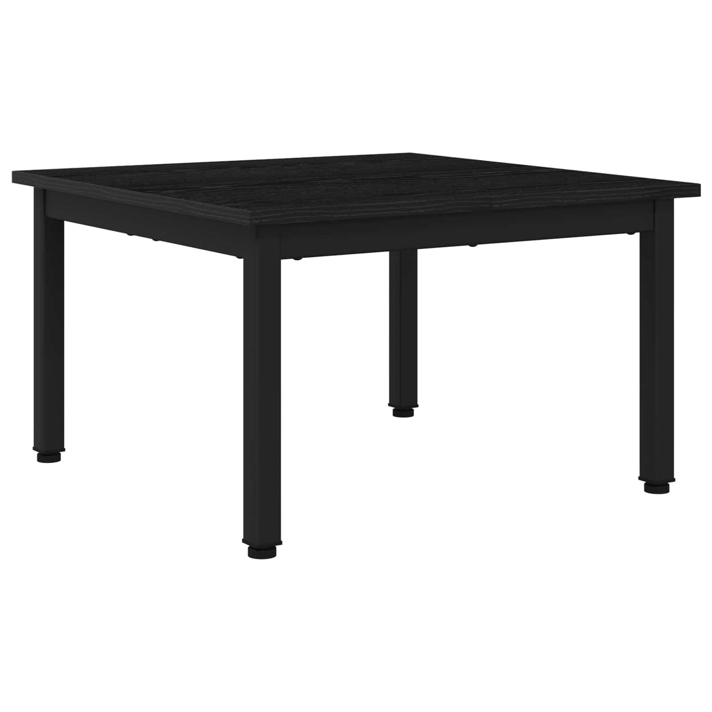 Salontafel Zwart Eiken 60 x 60 x 36 cm Bewerkt hout