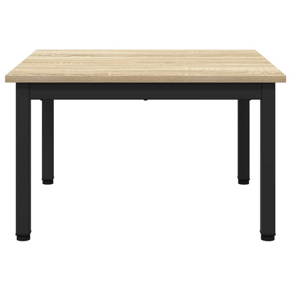 Salontafel Sonoma 60 x 60 x 36 cm Bewerkt hout