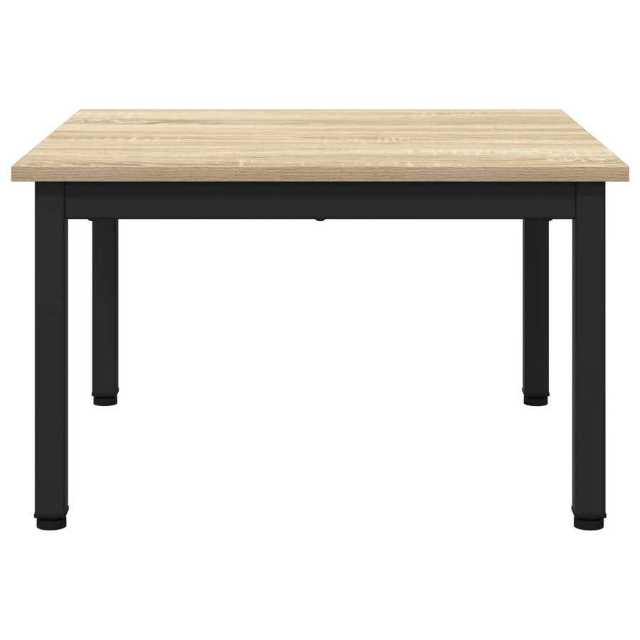 Salontafel Sonoma 60 x 60 x 36 cm Bewerkt hout