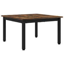 Salontafel Rook Eik 60 x 60 x 36 cm Bewerkt hout