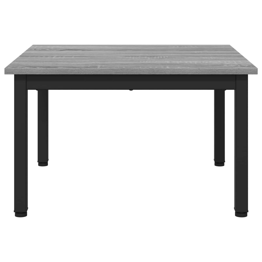 Salontafel Grijs Sonoma 60 x 60 x 36 cm Bewerkt hout
