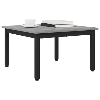 Salontafel Grijs Sonoma 60 x 60 x 36 cm Bewerkt hout