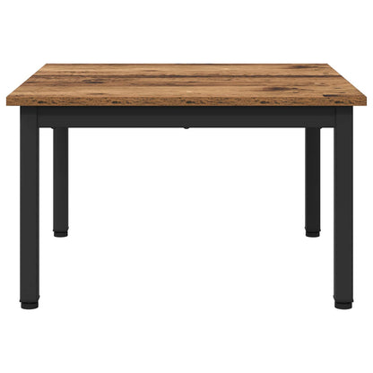 Salontafel Oudhout 60 x 60 x 36 cm Bewerkt hout