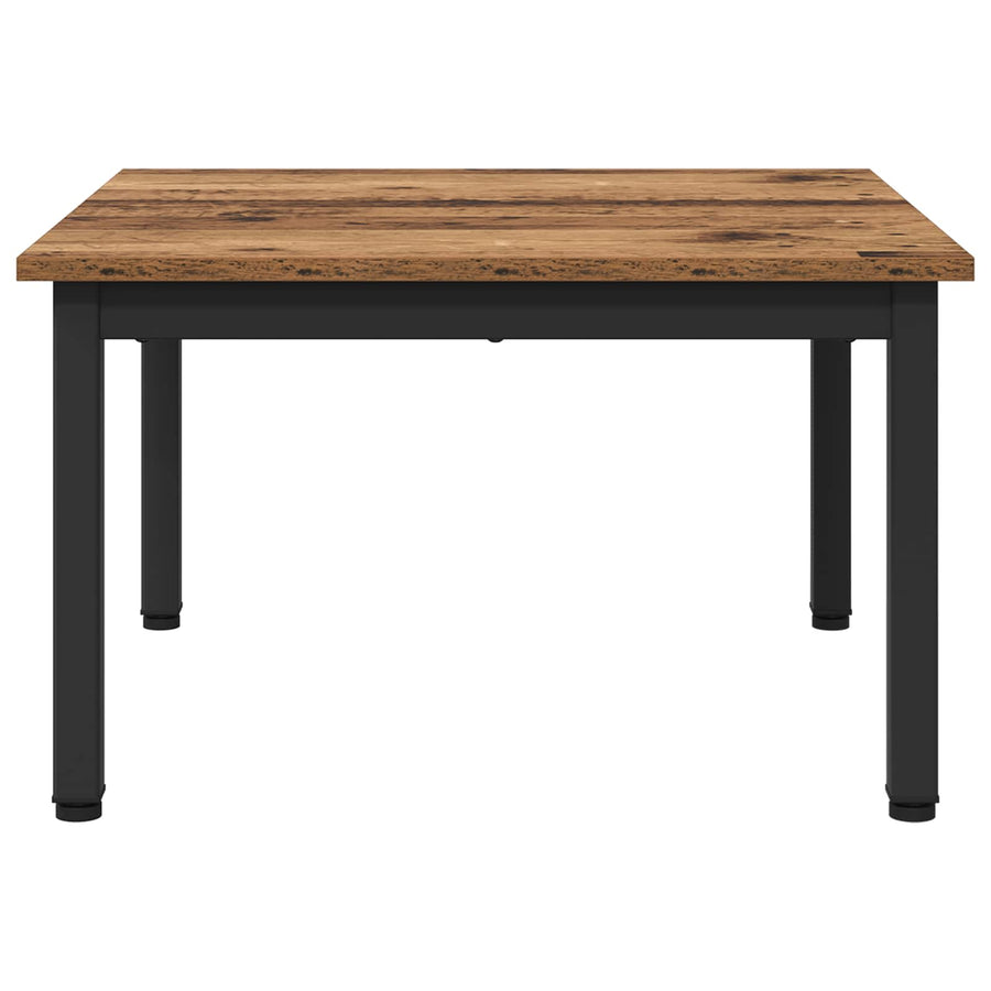 Salontafel Oudhout 60 x 60 x 36 cm Bewerkt hout