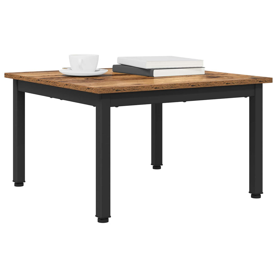 Salontafel Oudhout 60 x 60 x 36 cm Bewerkt hout