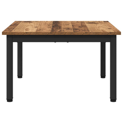 Salontafel Oudhout 60 x 60 x 36 cm Bewerkt hout