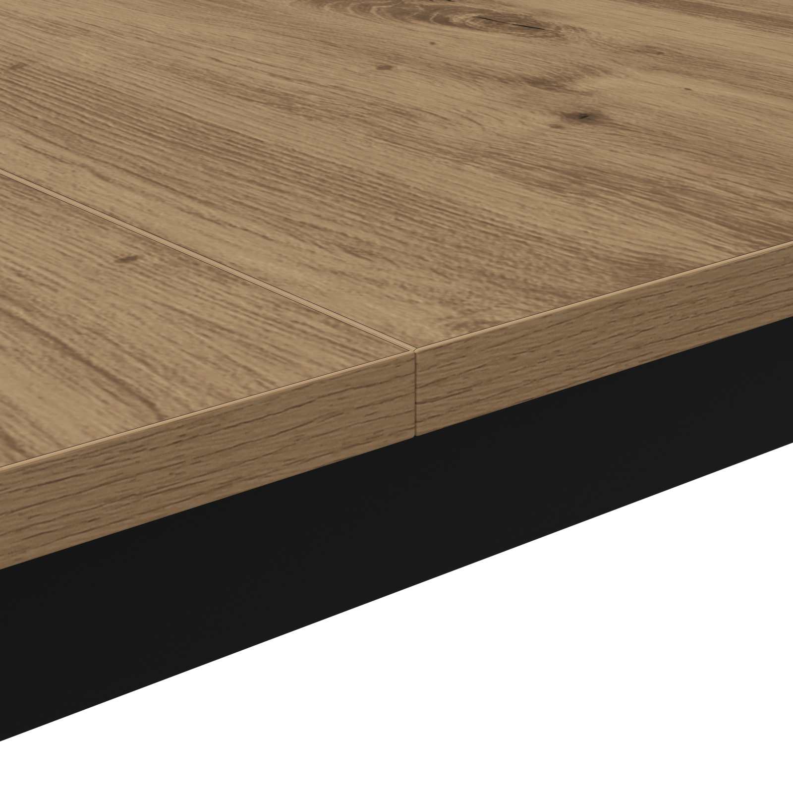 Salontafel Ambachtelijk eiken 60 x 60 x 36 cm Bewerkt hout