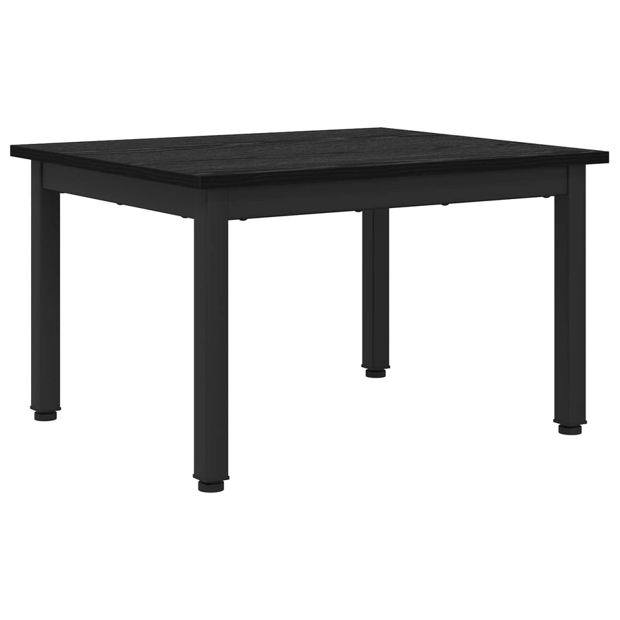 Salontafel Zwart Eiken 60 x 50 x 36 cm Bewerkt hout
