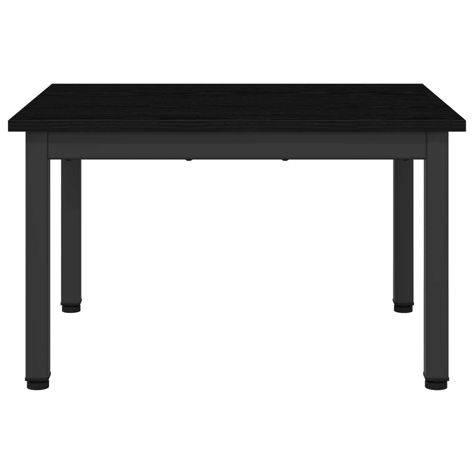 Salontafel Zwart Eiken 60 x 50 x 36 cm Bewerkt hout