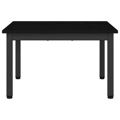 Salontafel Zwart Eiken 60 x 50 x 36 cm Bewerkt hout