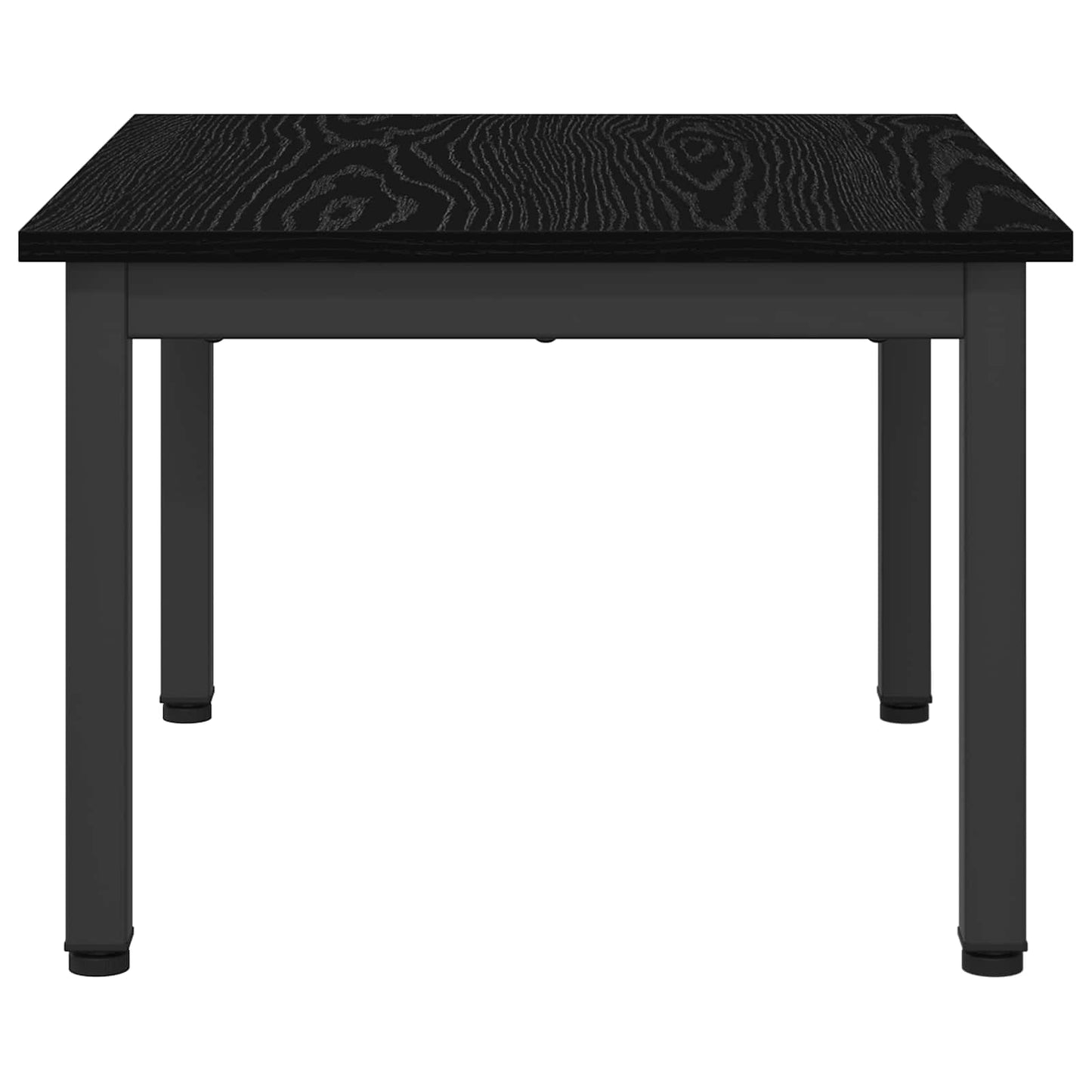 Salontafel Zwart Eiken 60 x 50 x 36 cm Bewerkt hout
