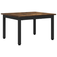 Salontafel Rook Eik 60 x 50 x 36 cm Bewerkt hout