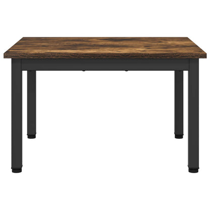 Salontafel Rook Eik 60 x 50 x 36 cm Bewerkt hout
