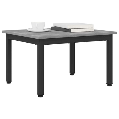 Salontafel Grijs Sonoma 60 x 50 x 36 cm Bewerkt hout