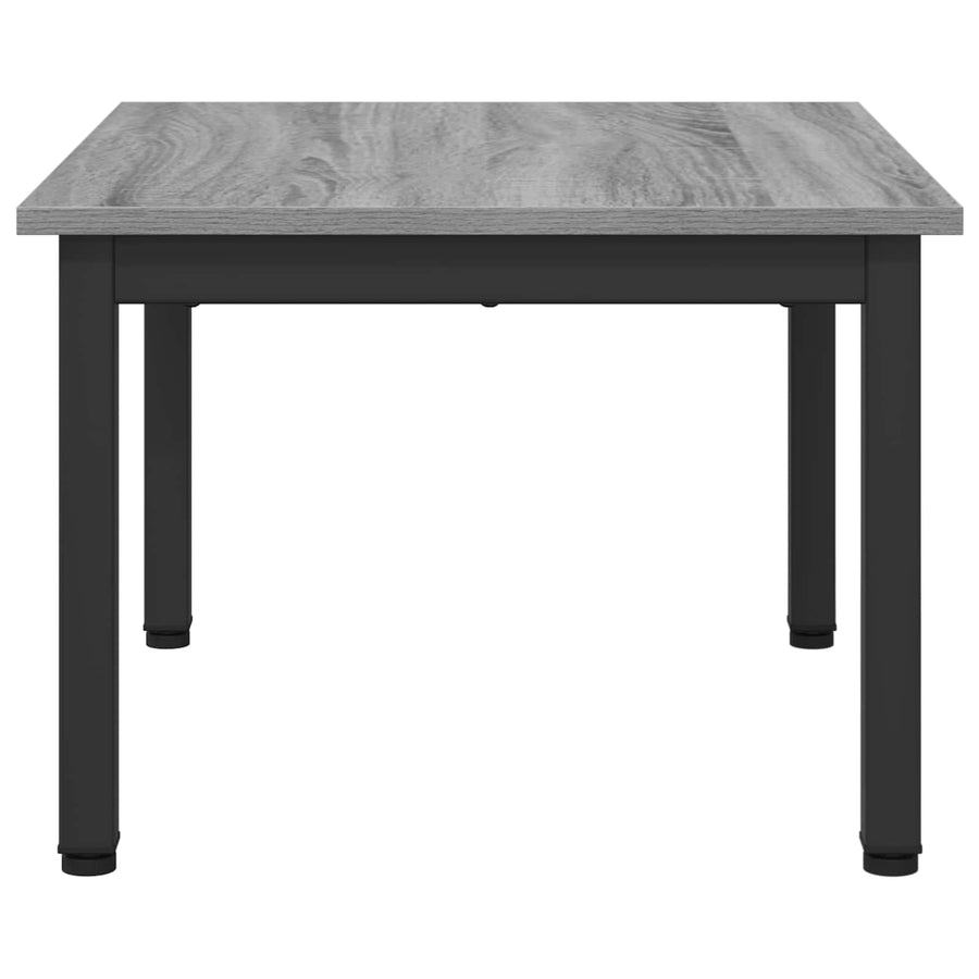 Salontafel Grijs Sonoma 60 x 50 x 36 cm Bewerkt hout