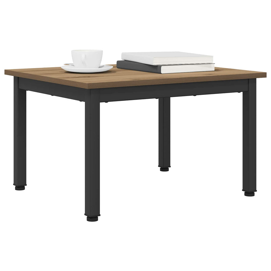 Salontafel Ambachtelijk eiken 60 x 50 x 36 cm Bewerkt hout