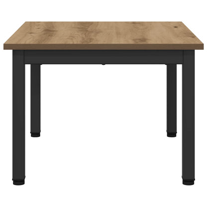 Salontafel Ambachtelijk eiken 60 x 50 x 36 cm Bewerkt hout