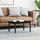 Salontafel 70x50x36 cm zwart eiken