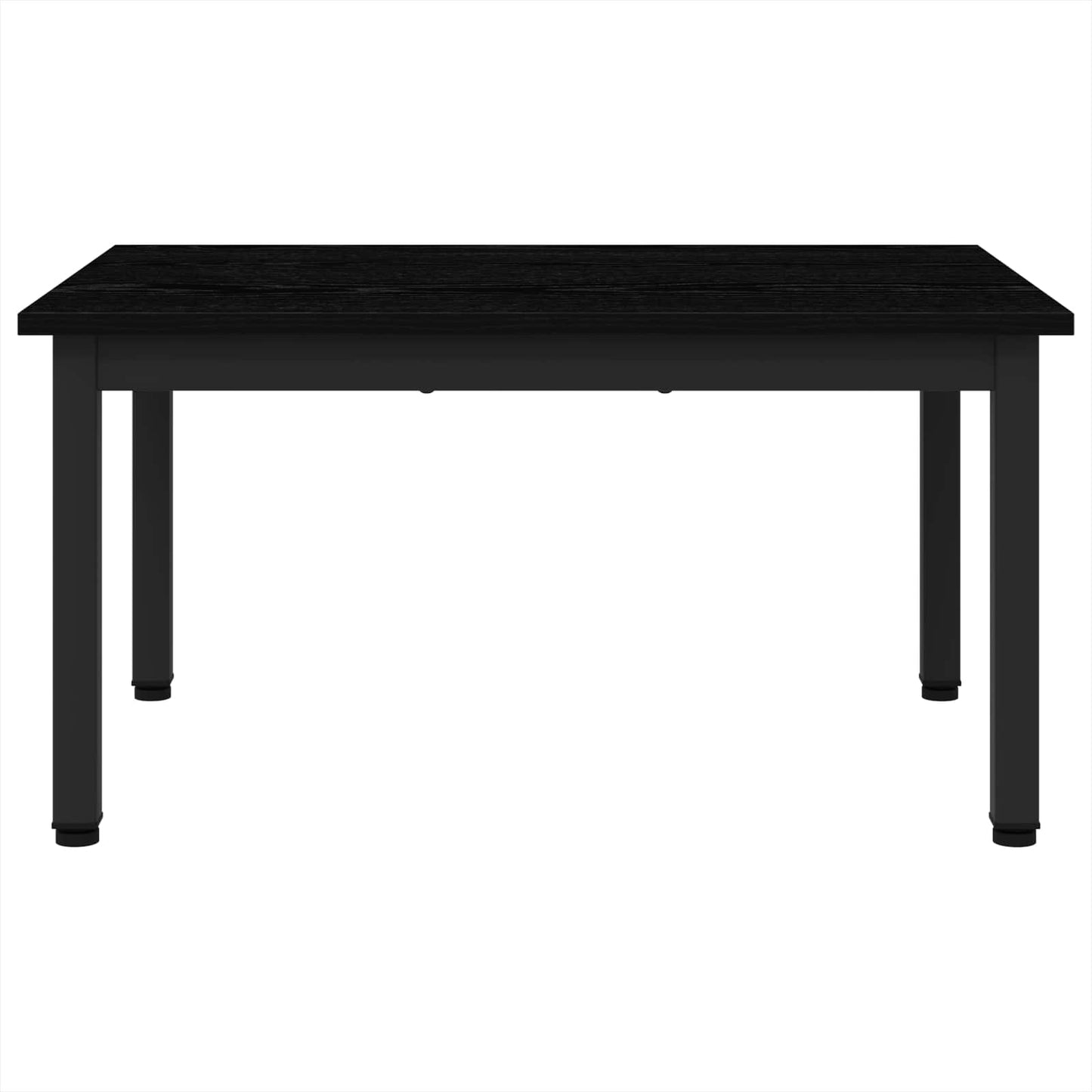 Salontafel Zwart Eiken 70 x 50 x 36 cm Bewerkt hout