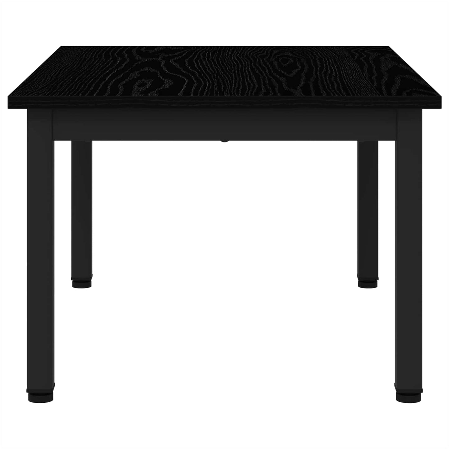 Salontafel Zwart Eiken 70 x 50 x 36 cm Bewerkt hout