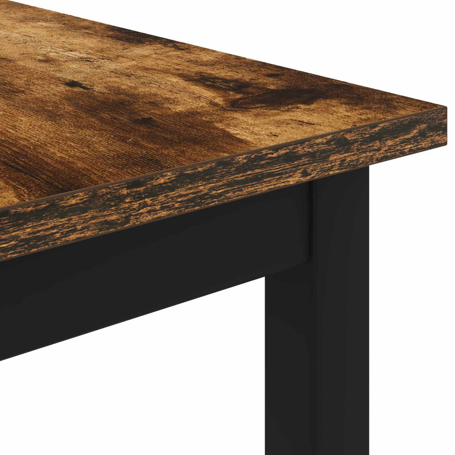 Salontafel Rook Eik 70 x 50 x 36 cm Bewerkt hout