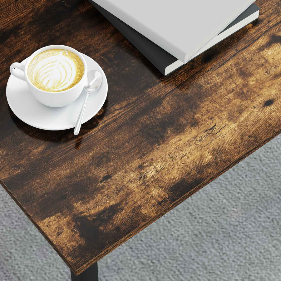 Salontafel Rook Eik 70 x 50 x 36 cm Bewerkt hout