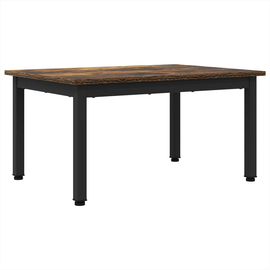 Salontafel Rook Eik 70 x 50 x 36 cm Bewerkt hout