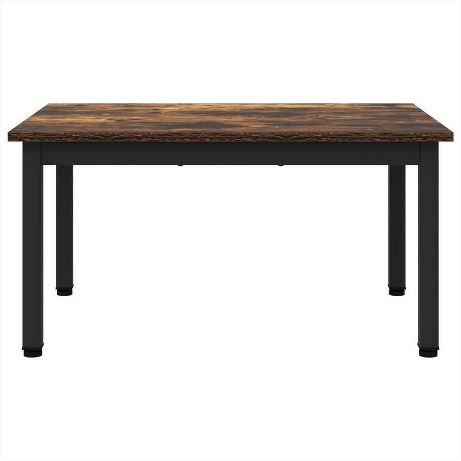 Salontafel Rook Eik 70 x 50 x 36 cm Bewerkt hout
