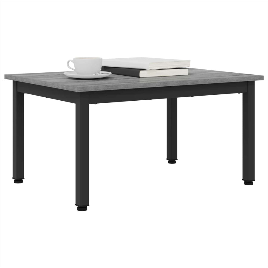 Salontafel Grijs Sonoma 70 x 50 x 36 cm Bewerkt hout