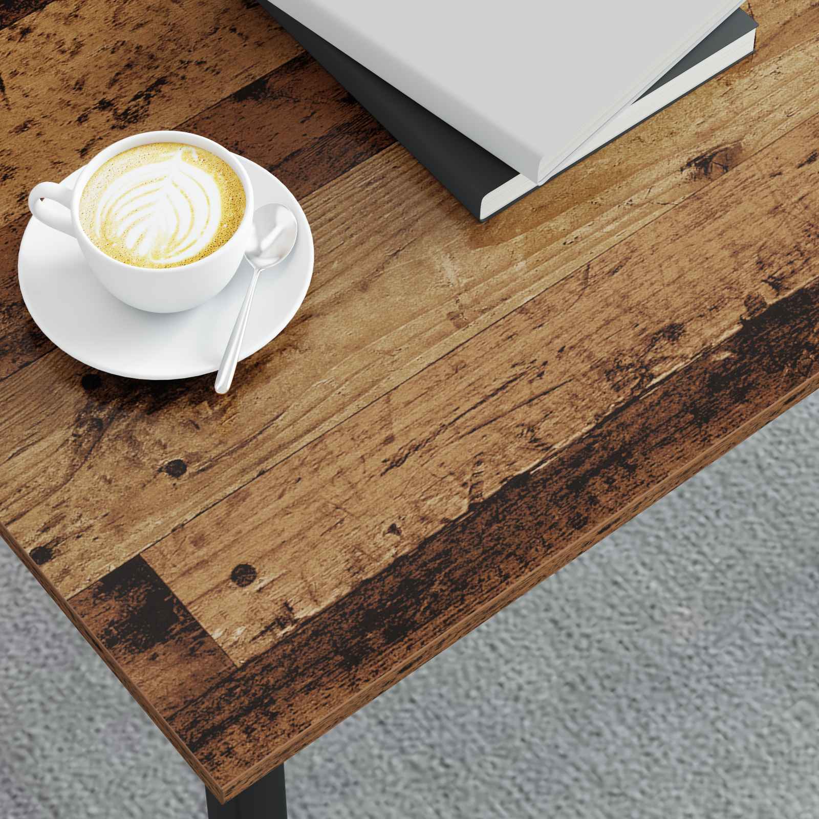 Salontafel Oudhout 70 x 50 x 36 cm Bewerkt hout