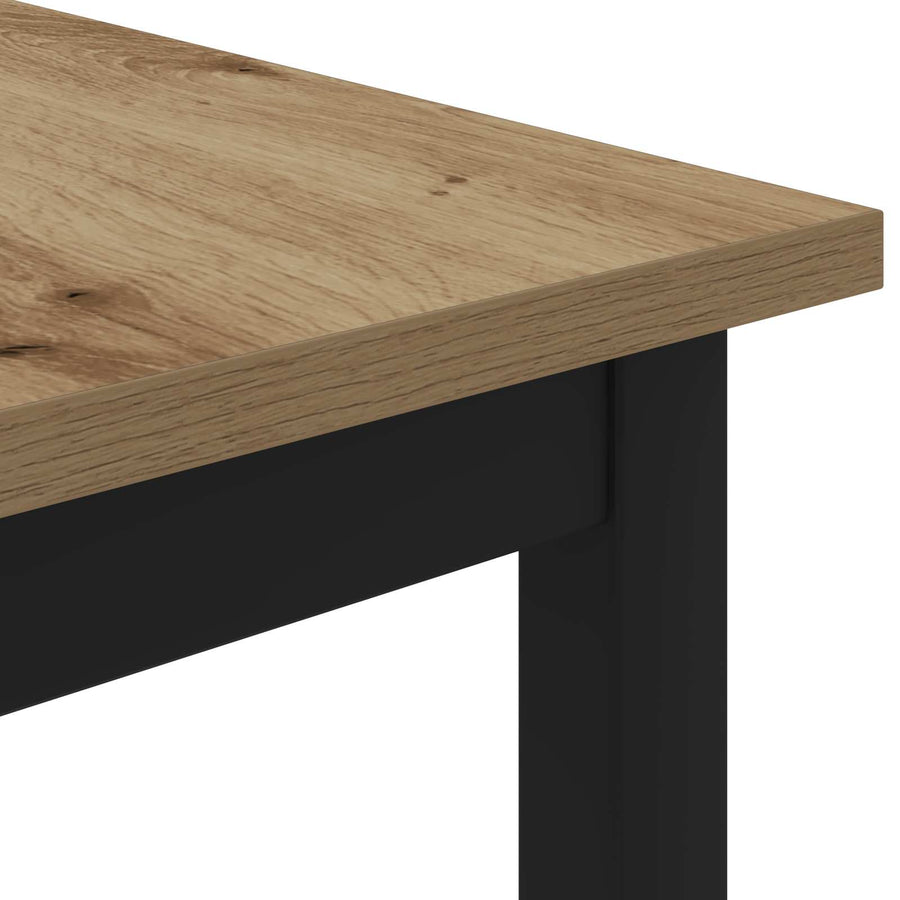 Salontafel Ambachtelijk eiken 70 x 50 x 36 cm Bewerkt hout