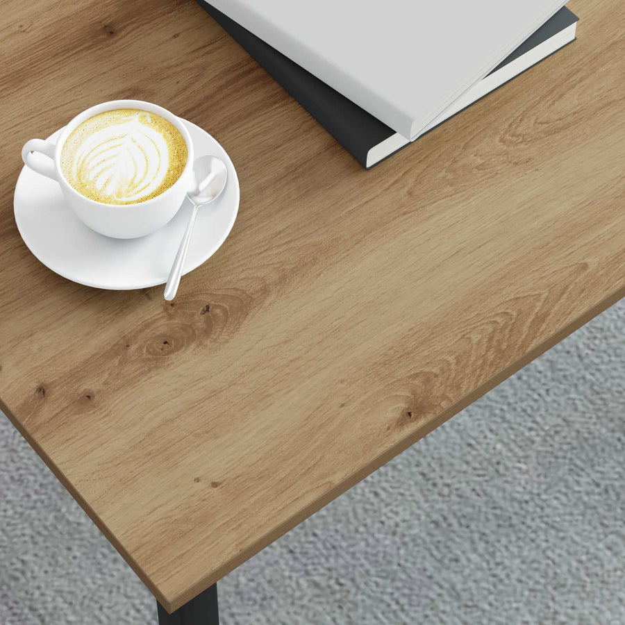Salontafel Ambachtelijk eiken 70 x 50 x 36 cm Bewerkt hout