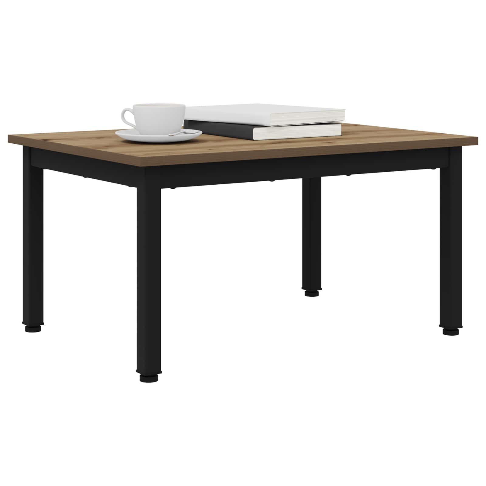 Salontafel Ambachtelijk eiken 70 x 50 x 36 cm Bewerkt hout