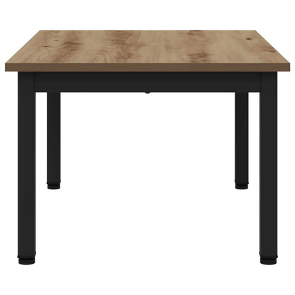 Salontafel Ambachtelijk eiken 70 x 50 x 36 cm Bewerkt hout