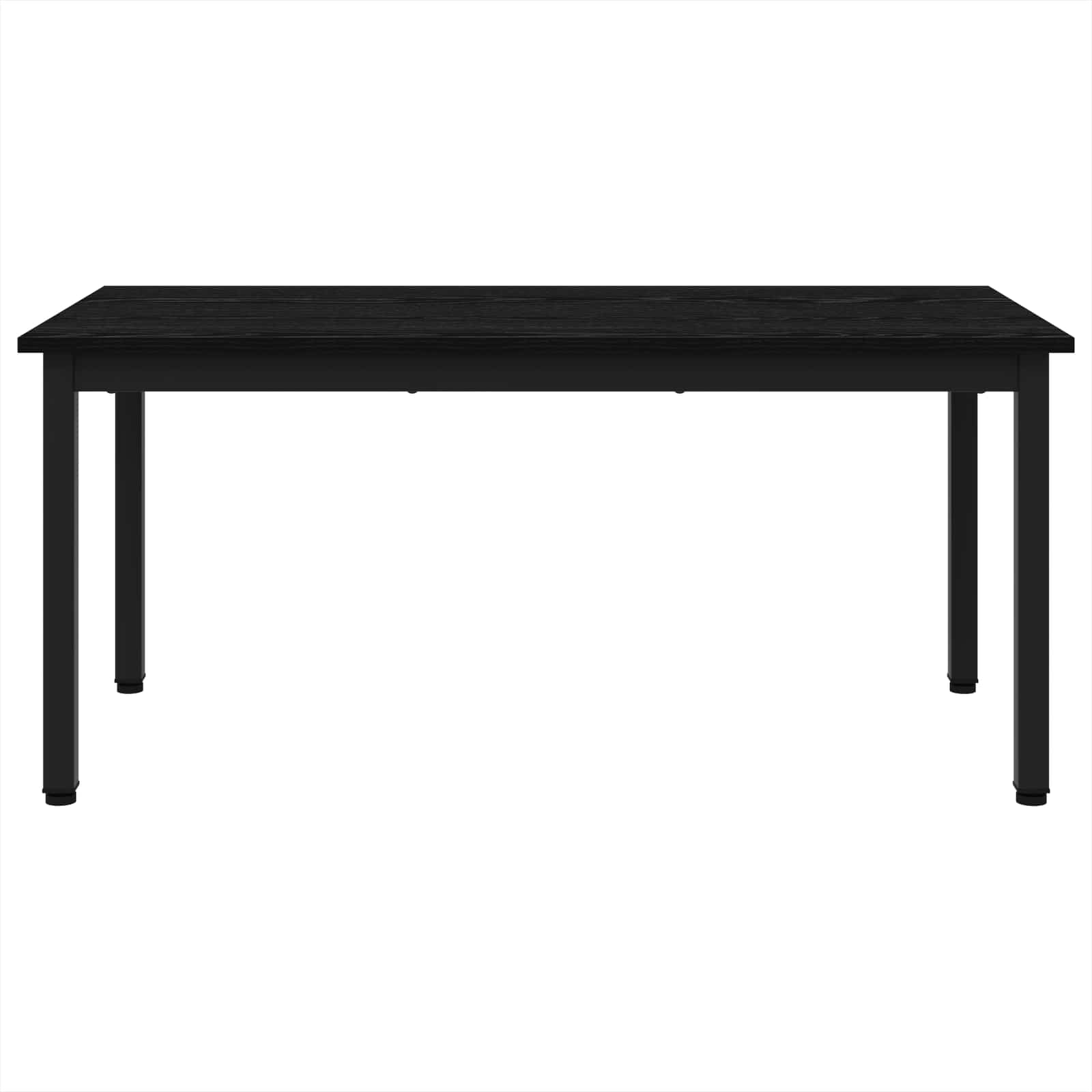 Salontafel Zwart Eiken 100 x 50 x 45 cm Bewerkt hout