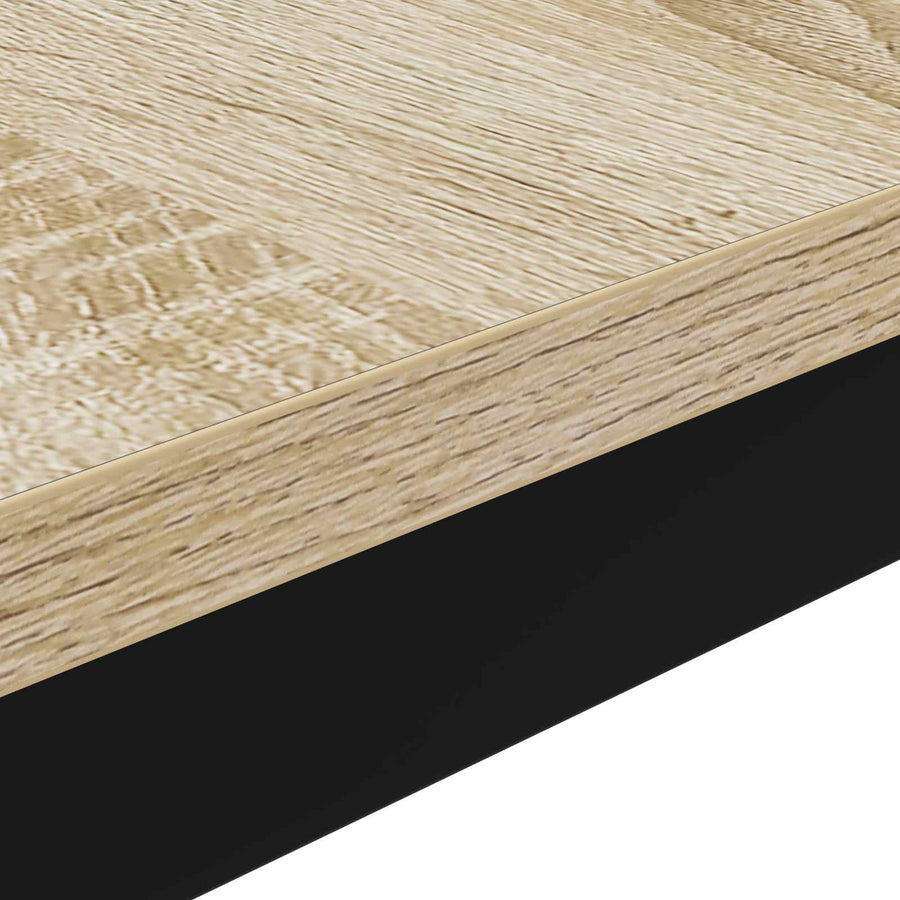 Salontafel Sonoma 100 x 50 x 45 cm Bewerkt hout