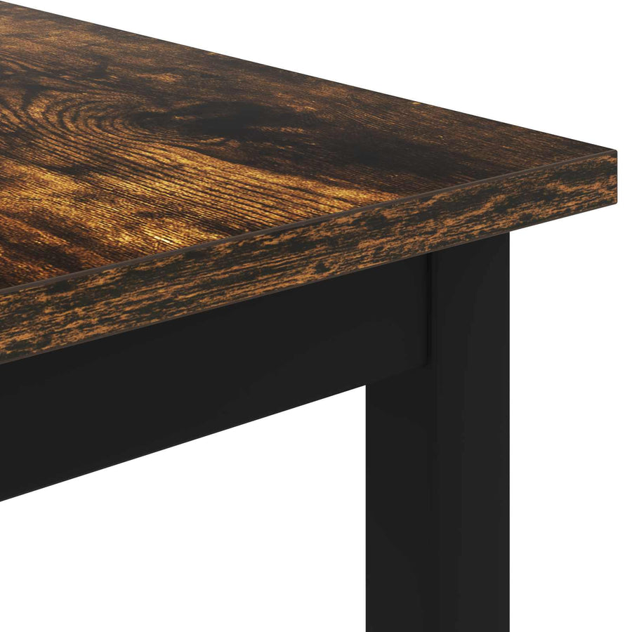 Salontafel Rook Eik 100 x 50 x 45 cm Bewerkt hout