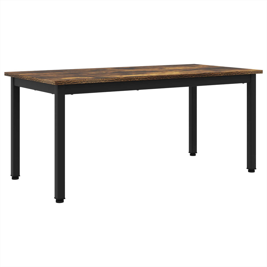 Salontafel Rook Eik 100 x 50 x 45 cm Bewerkt hout