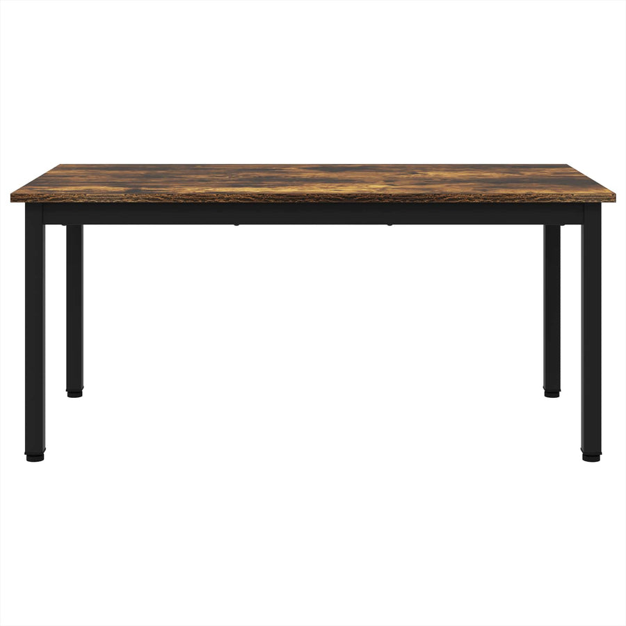 Salontafel Rook Eik 100 x 50 x 45 cm Bewerkt hout