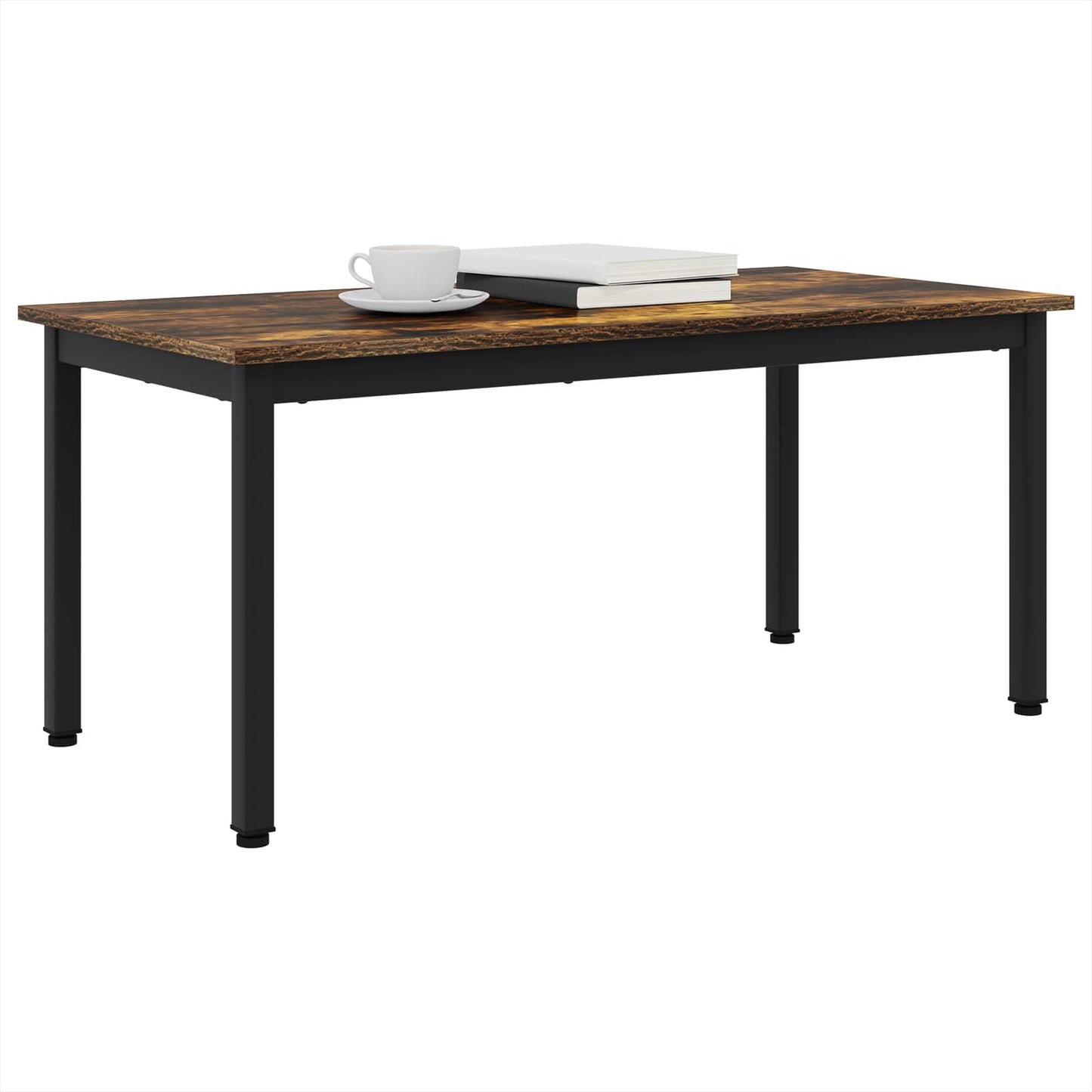 Salontafel Rook Eik 100 x 50 x 45 cm Bewerkt hout