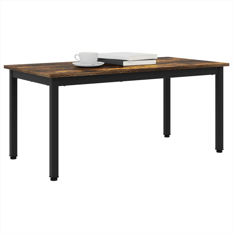 Salontafel Rook Eik 100 x 50 x 45 cm Bewerkt hout