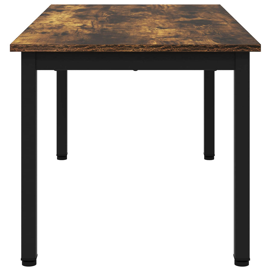 Salontafel Rook Eik 100 x 50 x 45 cm Bewerkt hout
