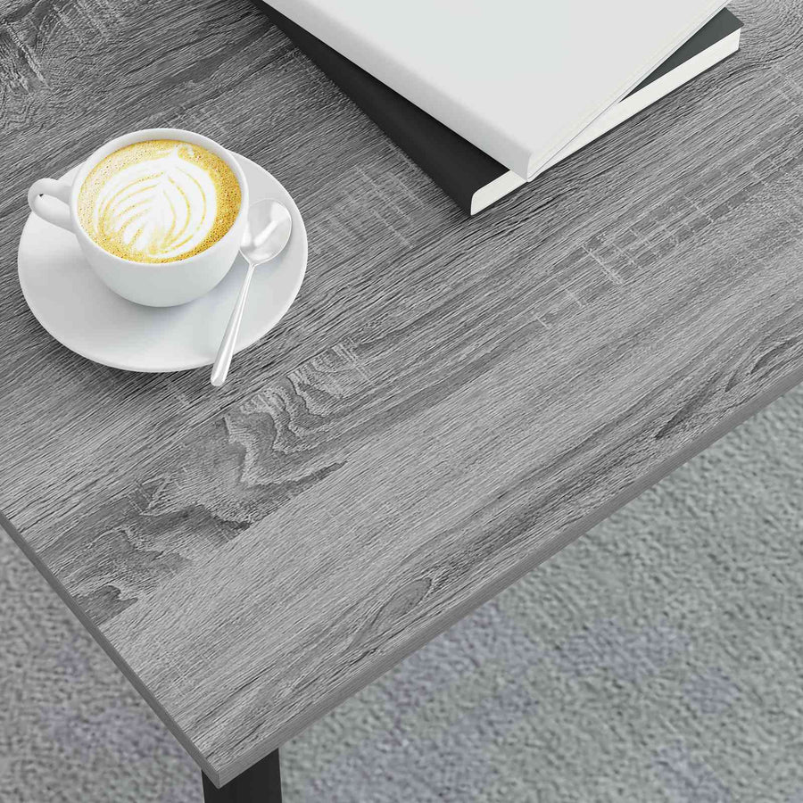 Salontafel Grijs Sonoma 100 x 50 x 45 cm Bewerkt hout