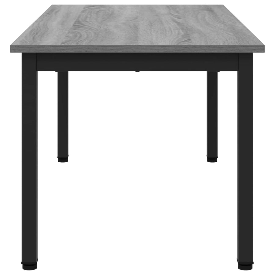 Salontafel Grijs Sonoma 100 x 50 x 45 cm Bewerkt hout